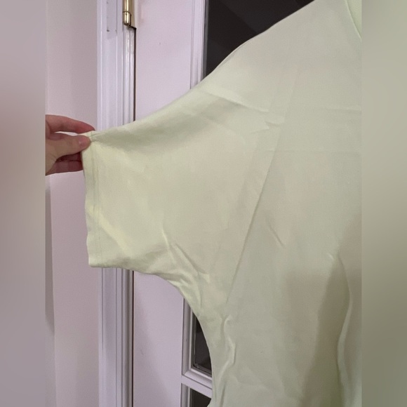 COS Asymmetric Gathered Cotton Top - Size M - Picture 4 of 6